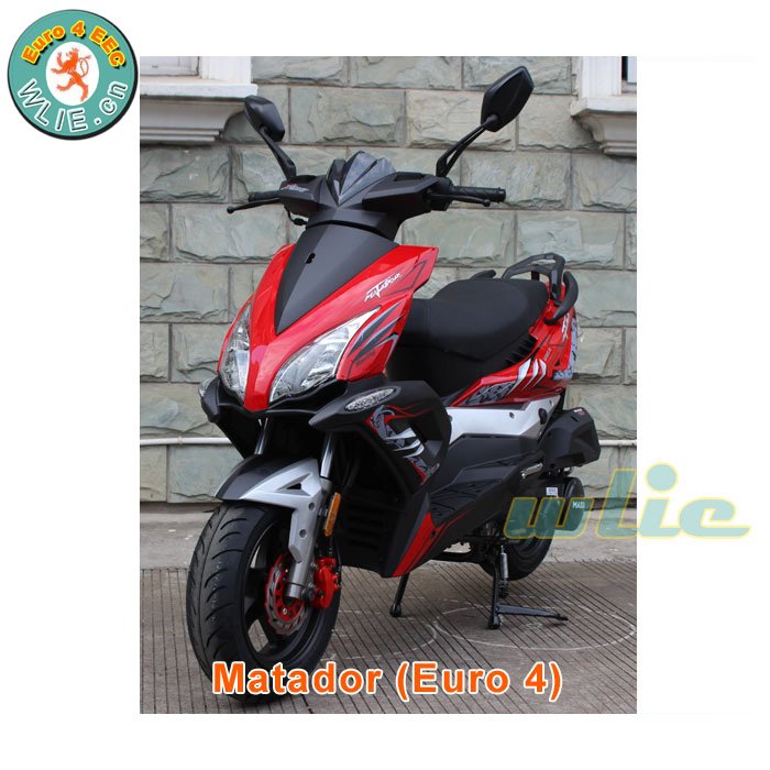 New Arrival used 49cc gas scooters united motorcycle unique scooter model Euro 4 EEC EFI system Matador 50cc, 125cc