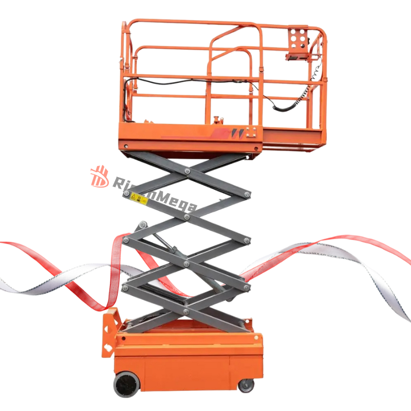 Electric Hydraulic Mobile Scissor Lift Platform 4M Min. Lifting Height Gear/Bearing/Gearbox Core Components Cargo Aerial Work
