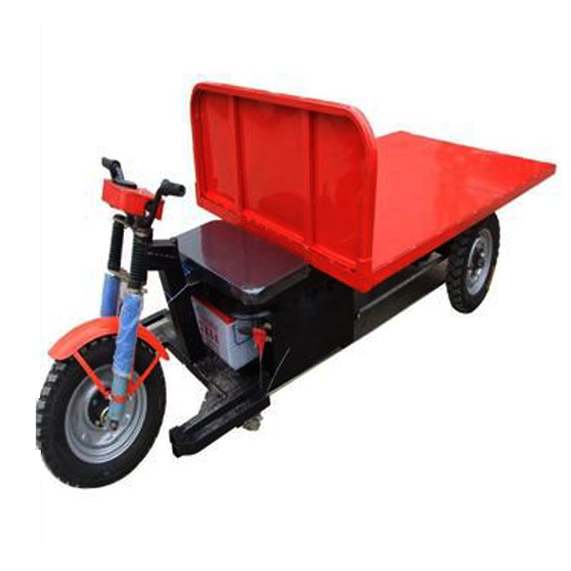 Electric three-wheel brick pulling car