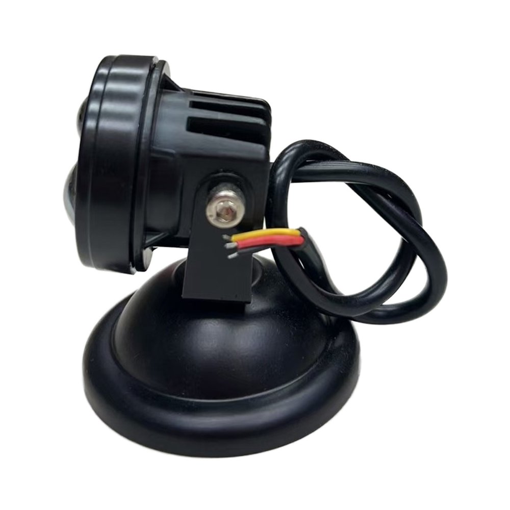 Mini Square LED Headlights Dual DRL 6000K Aluminum Electric Bicycle Spot Fog Driving Work Light Autos Tractors Electric FORD