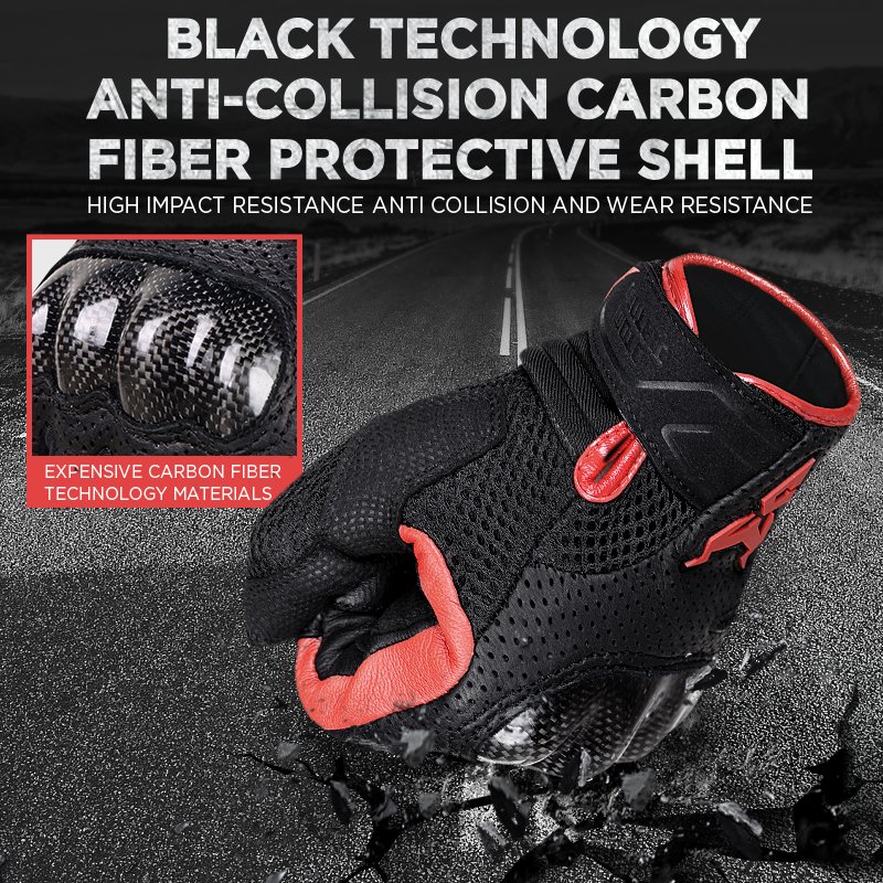 MOTOCENTRIC Non-Slip Shock-Absorbing Cycling Gloves Spring Summer Breathable Sunscreen Touch Screen Riding Motocross Gloves