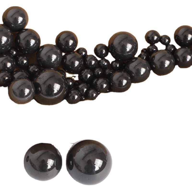 Hot black silicon nitride ceramic ball forging balls casting balls