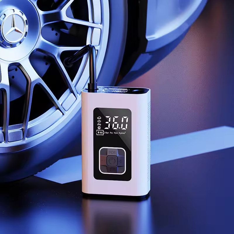 Mini Portable Electric Inflator Pump air pump big power 60W used for tyre Factory direct supply car motorcycle bicycle