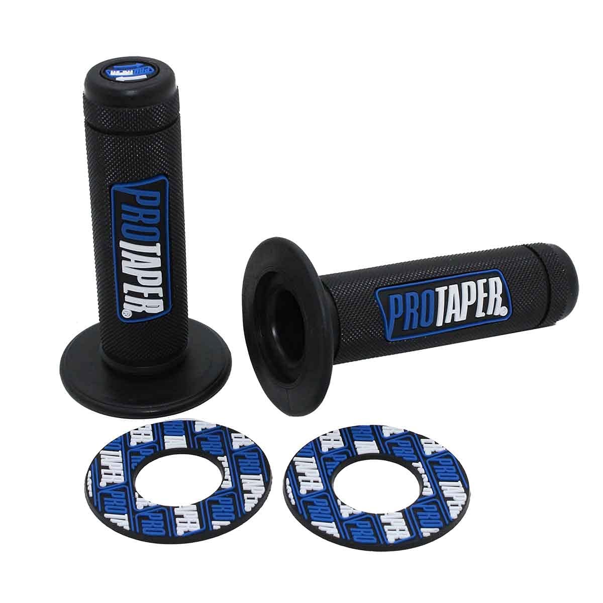 Dirt Pit Bike Grips Rubber Pro Taper Full Diamond Pattern Fit 7/8' Standard handlebar