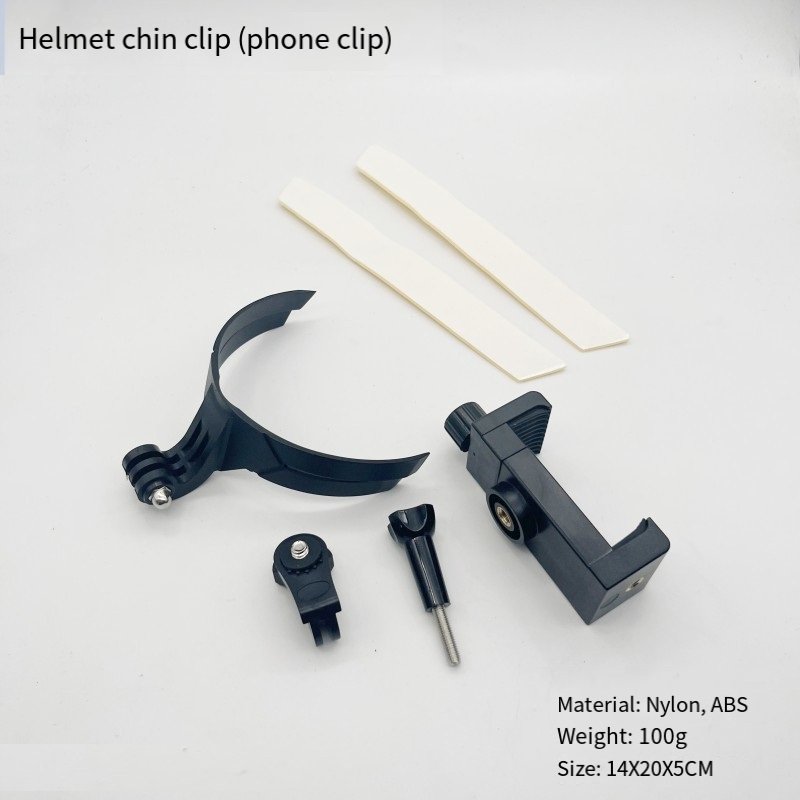 Motorcycle helmet chin stand gopro 12 sports camera stand for riding mobile phone shooting motorcycle bracket
