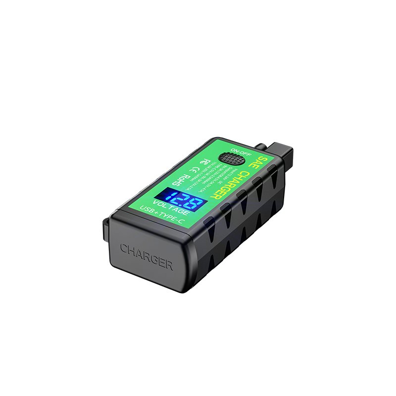 Waterproof Motorcycle Handlebar Charger Adapter Dual USB QC 3.0 With Switch