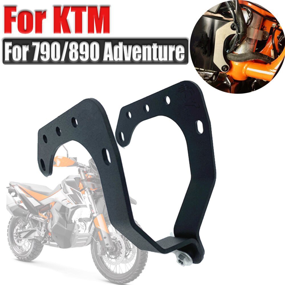 Motorcycle Car Headlight Accessories Fog Lamp Spotlight light adapter frame module DIY Bracket Mount Front Fog Light Kit