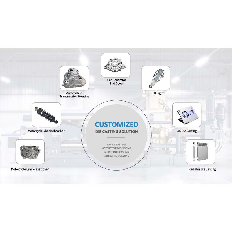 Factory Price LH-HPDC 800T New Metal Automatic Cold Chamber Die Casting Machine LED Light Shell Used Manufacturing Plant PLC