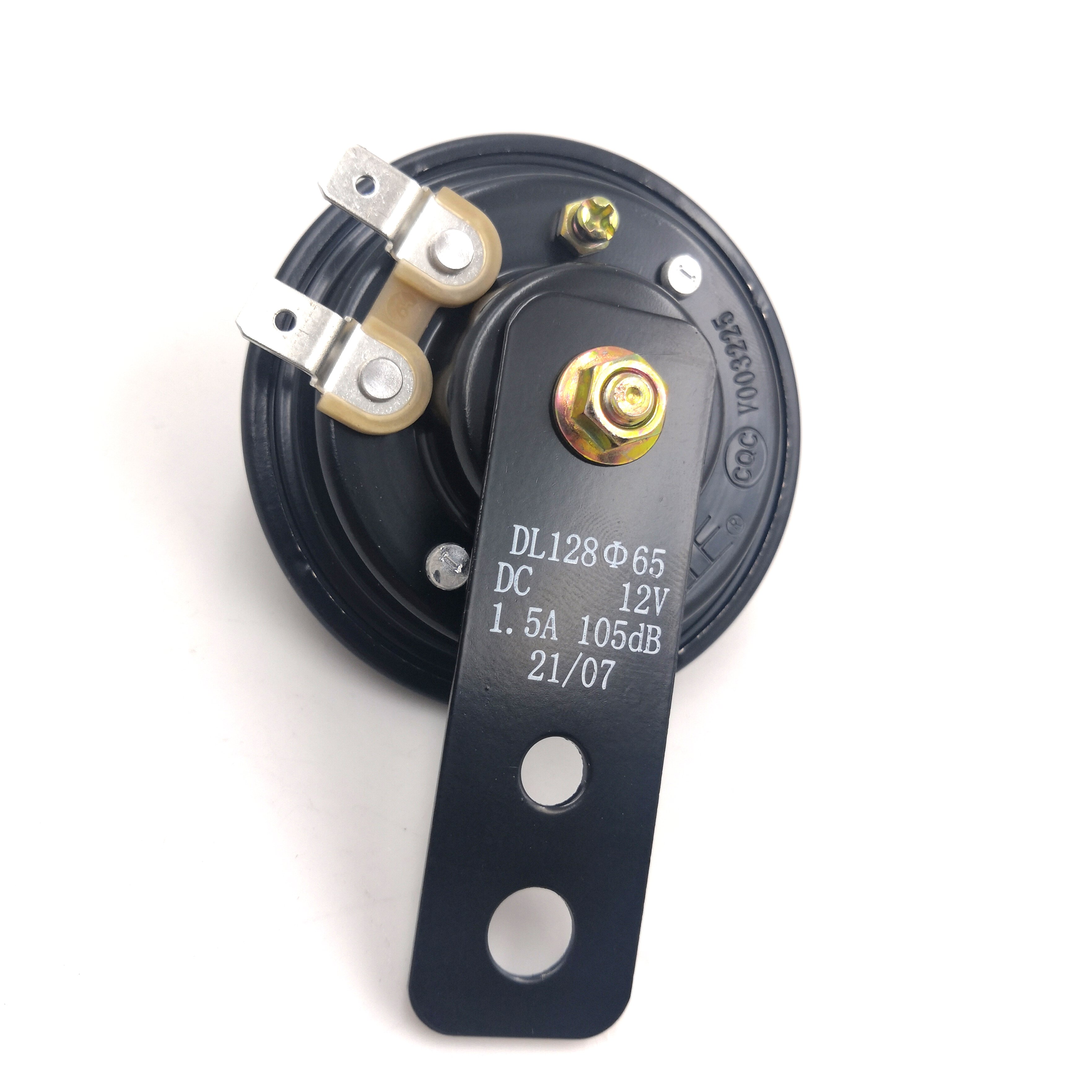 DL128J 12V BASSO basso horn Factory Sale Various Widely Used Disc Universal Black Custom Siren Horn 12V