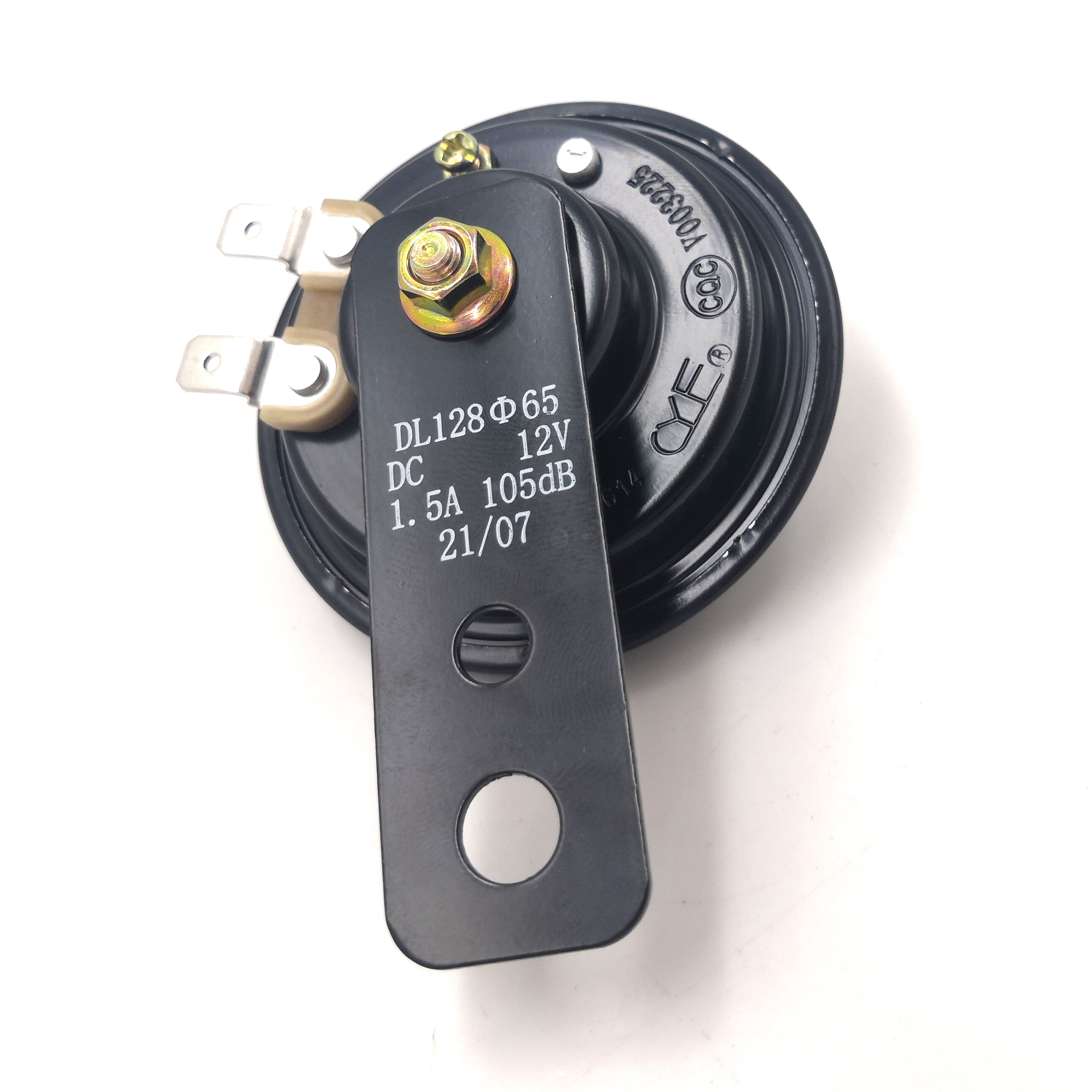 DL128J 12V BASSO basso horn Factory Sale Various Widely Used Disc Universal Black Custom Siren Horn 12V