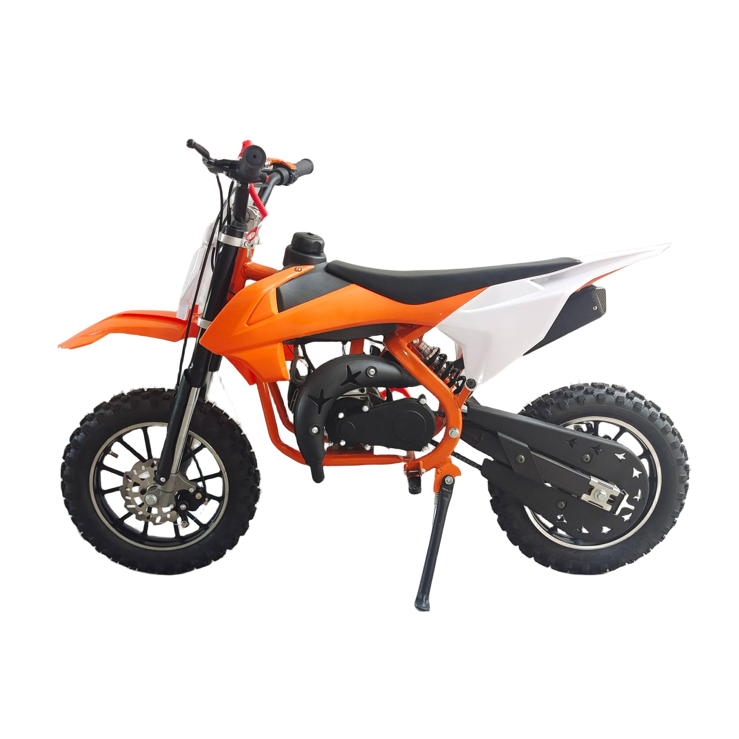 2024 high quality new cheap 49cc 50cc 2 stoke mini kids uesd gas petrol dirt bike, moto bike, moto cross, motorcycle