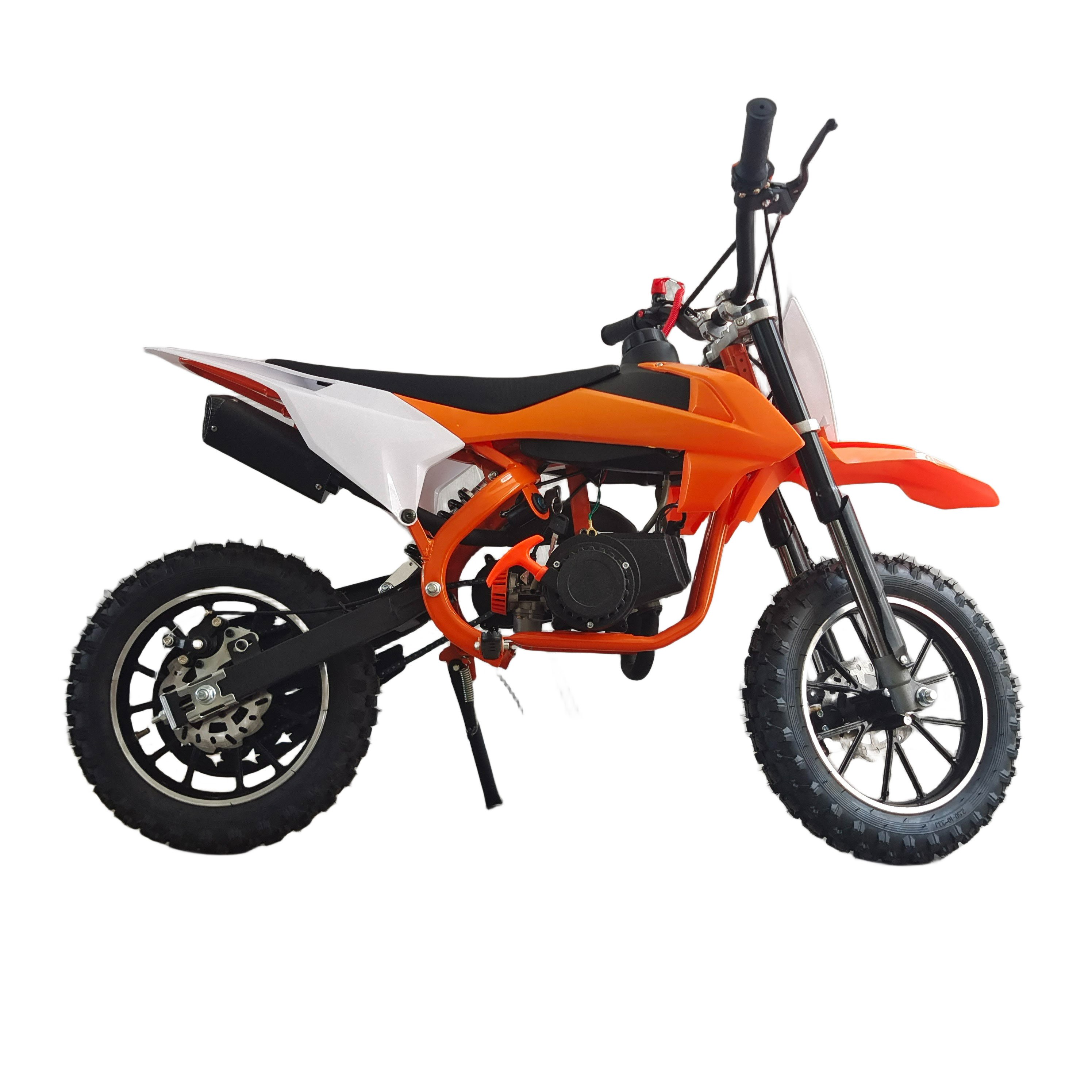 2024 high quality new cheap 49cc 50cc 2 stoke mini kids uesd gas petrol dirt bike, moto bike, moto cross, motorcycle