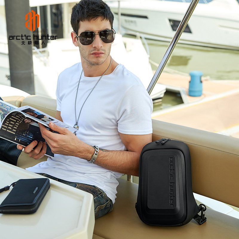 arctic hunter EVA Outdoor Borsa Tracolla Tui Ben Lyftsele Fashion Motorcycle Unique Chest Pack Sling Bag Male Crossbody Bag