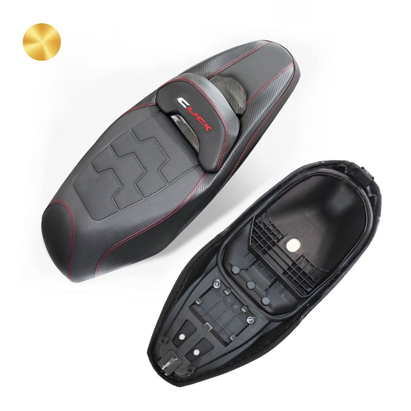 Modified Leather Seat Cushion with Backrest CLICK125 CLICK150 CLICK160 Motorcycles Nmax Used Condition PCX Logo for Honda