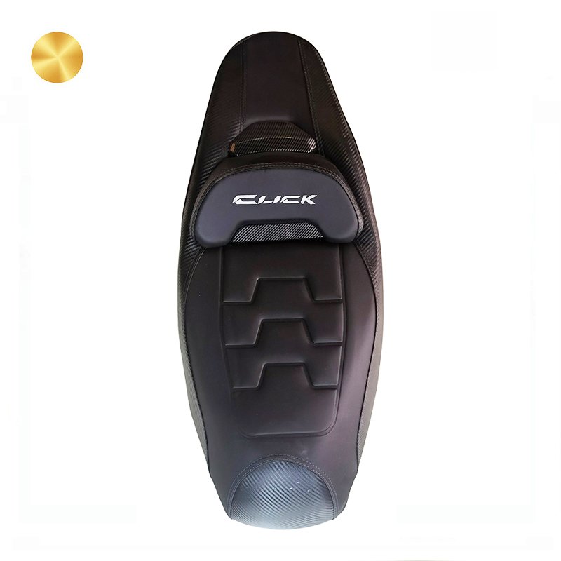 Modified Leather Seat Cushion with Backrest CLICK125 CLICK150 CLICK160 Motorcycles Nmax Used Condition PCX Logo for Honda