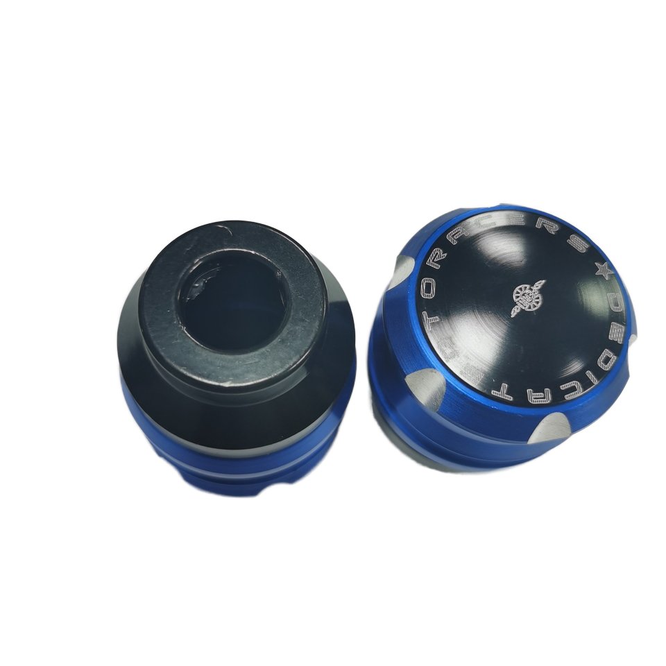 Chrome Aluminum Alloy Front Fork Cup Motorcycle Electric Vehicle Collision Prevention Shock Absorption Cover Body Systems