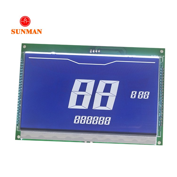 Oem Odm Factory Customize Shape TN HTN VA Segment LCD Display Glass Metal Pin Car Dashboard Motorcycle Digital Speedometer LCD