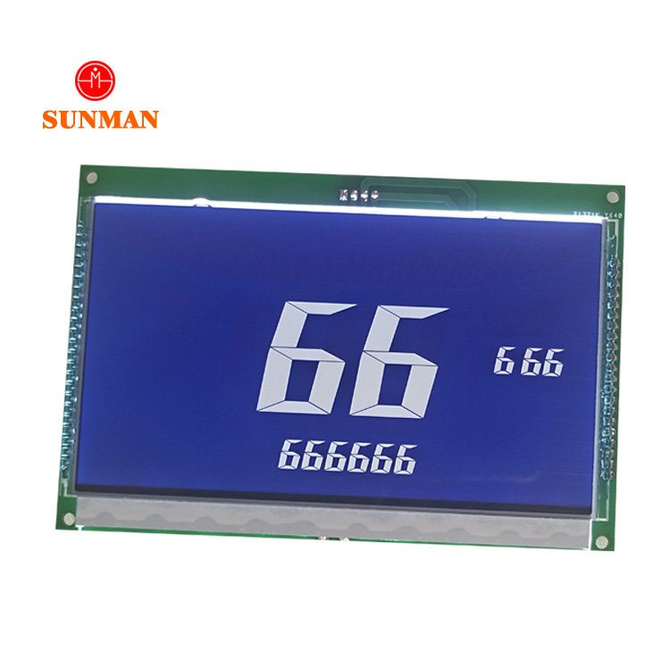Oem Odm Factory Customize Shape TN HTN VA Segment LCD Display Glass Metal Pin Car Dashboard Motorcycle Digital Speedometer LCD