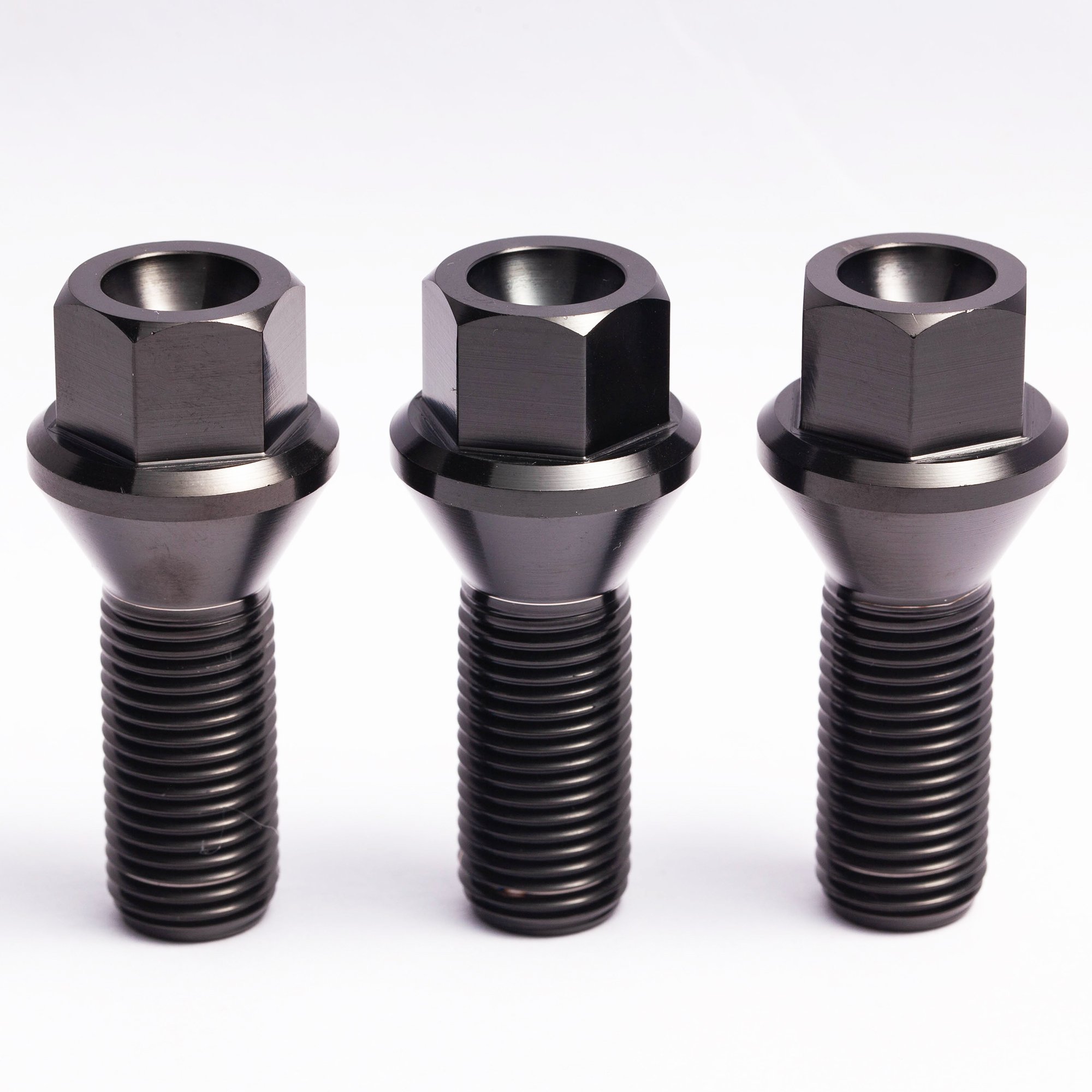 BST-TI Titanium Wheel Lug Nuts Car Bolts Wheel Bolts Set Open End Short Tuner Screw Lug Nuts Reliable Titanium Wheels Rims