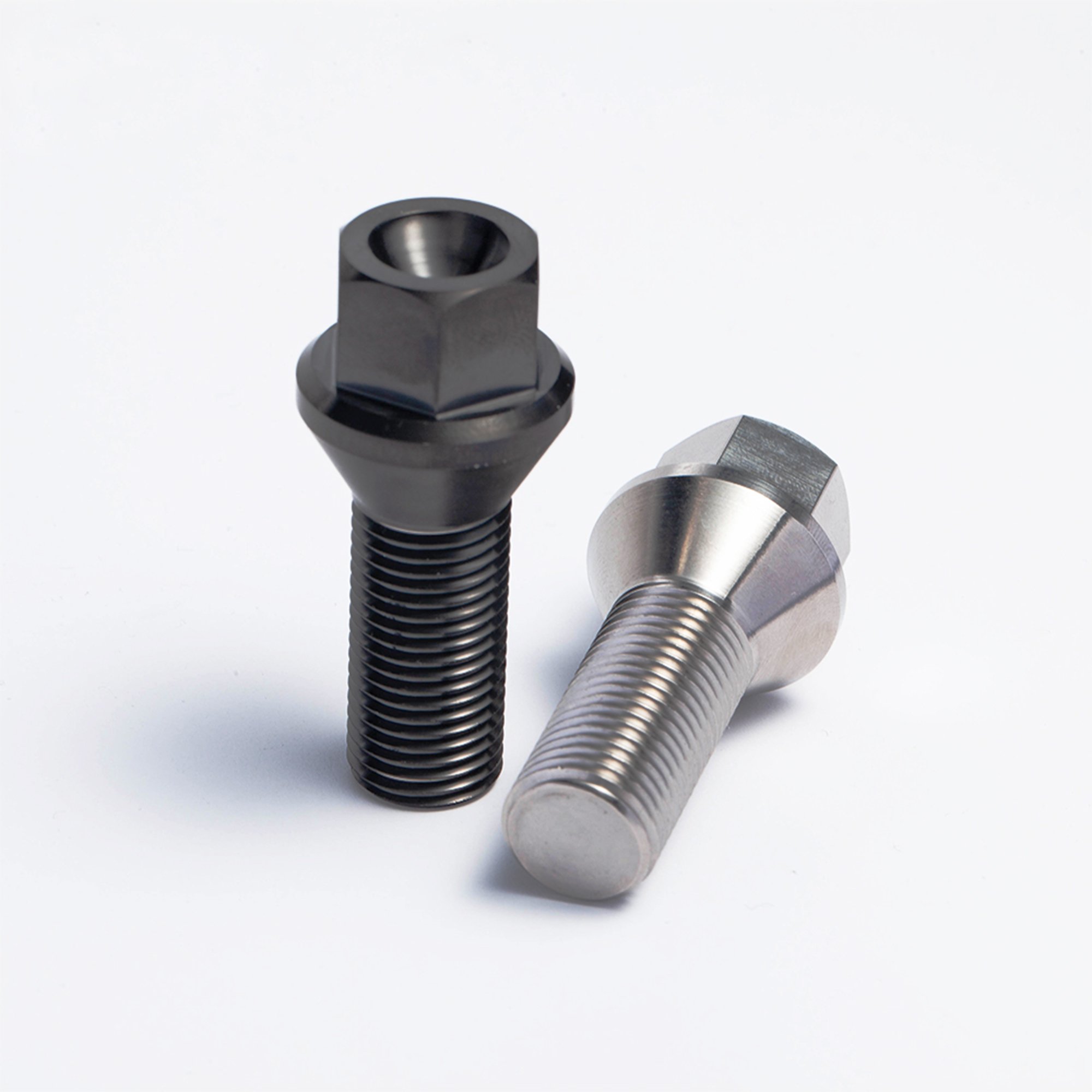 BST-TI Titanium Wheel Lug Nuts Car Bolts Wheel Bolts Set Open End Short Tuner Screw Lug Nuts Reliable Titanium Wheels Rims