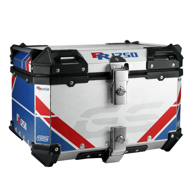Factory direct sales customized motorcycle boot large capacity motorcycle aluminum boot kit motorcycle top box