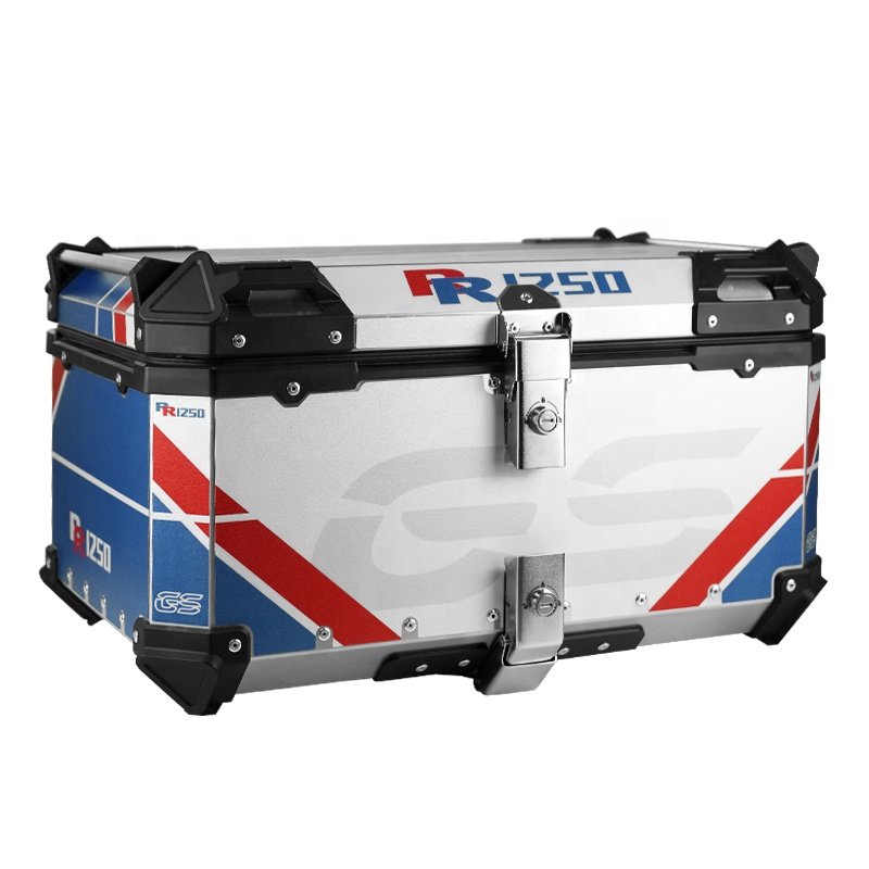Factory direct sales customized motorcycle boot large capacity motorcycle aluminum boot kit motorcycle top box