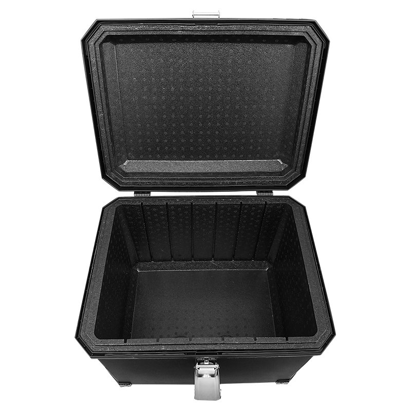 Caja trasera para motocicleta, estuche superior con cerradura, casco, almacenamiento de equipaje, caja de viaje trasera con dise