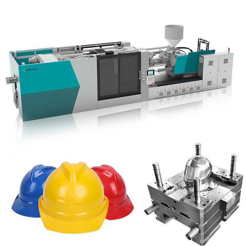 Abs Safety Helmet Manufacturing Making Injection Machine Machinery For Building Construction motorcycle Helmet Production