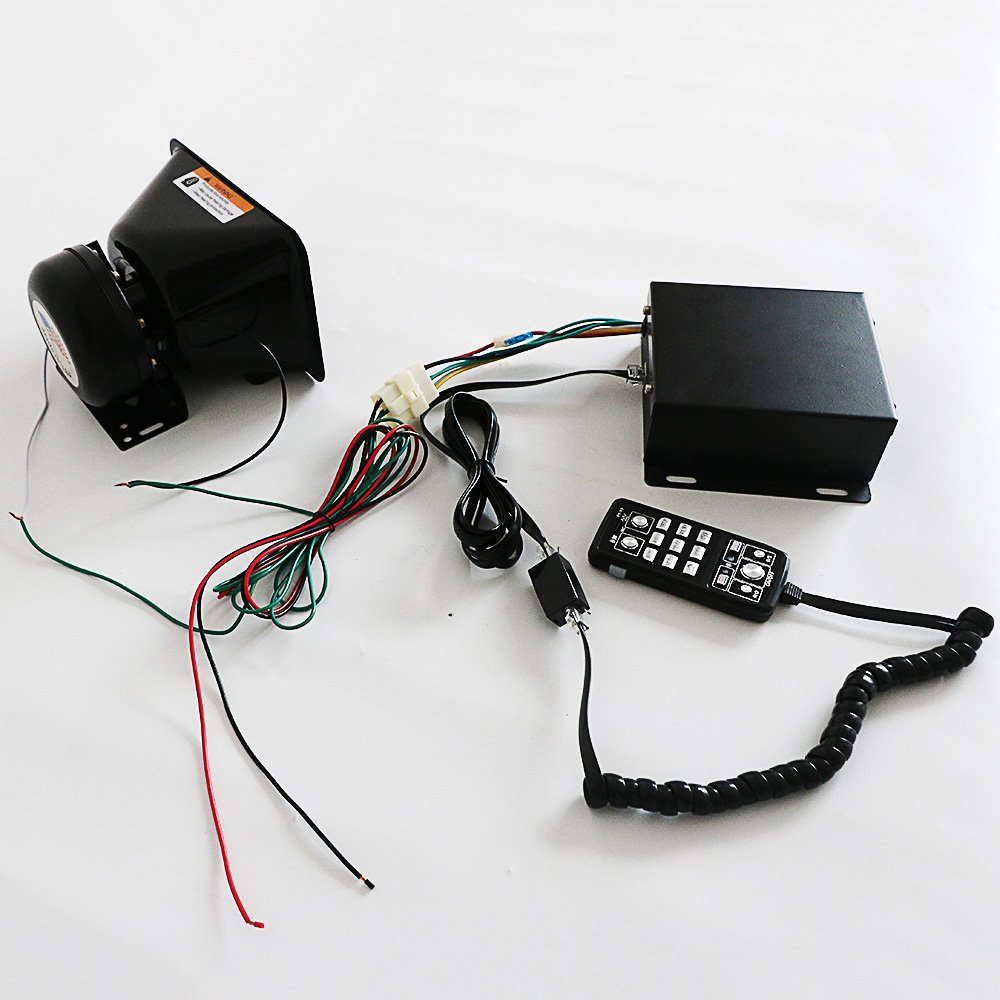 New Very Loud Aluminum 12V 200W Siren Speaker Alarm Amplifier Siren Ambulance Cop Car Truck Motorcycle Siren Speaker
