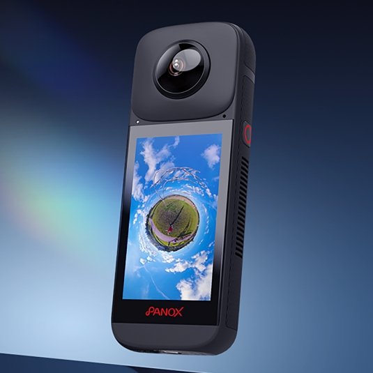 PanoX V2 12K 360 panoramic action camera is newly launched with 8K shooting and can be used for live streaming rid camera