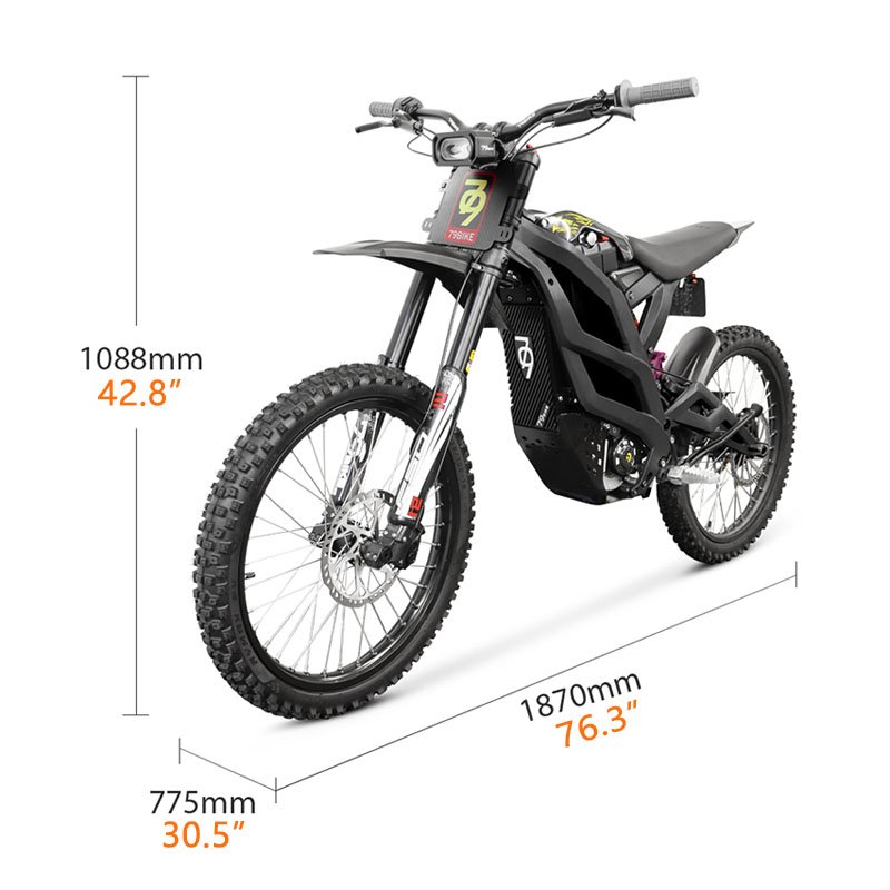 79Bike Falcon M Dirt Bike Electric 8000W 410N.M 72V Hybrid Brakes Electric Dirt Bike Adult Enduro Motorcycle Moped Electric Bike
