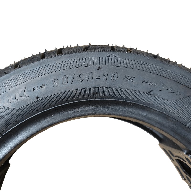 90/90-10 666 Motorcycle Tires New and Used Condition Rubber Scooter Tire for Off-Road Use Customizable for Manufacturing Purpose