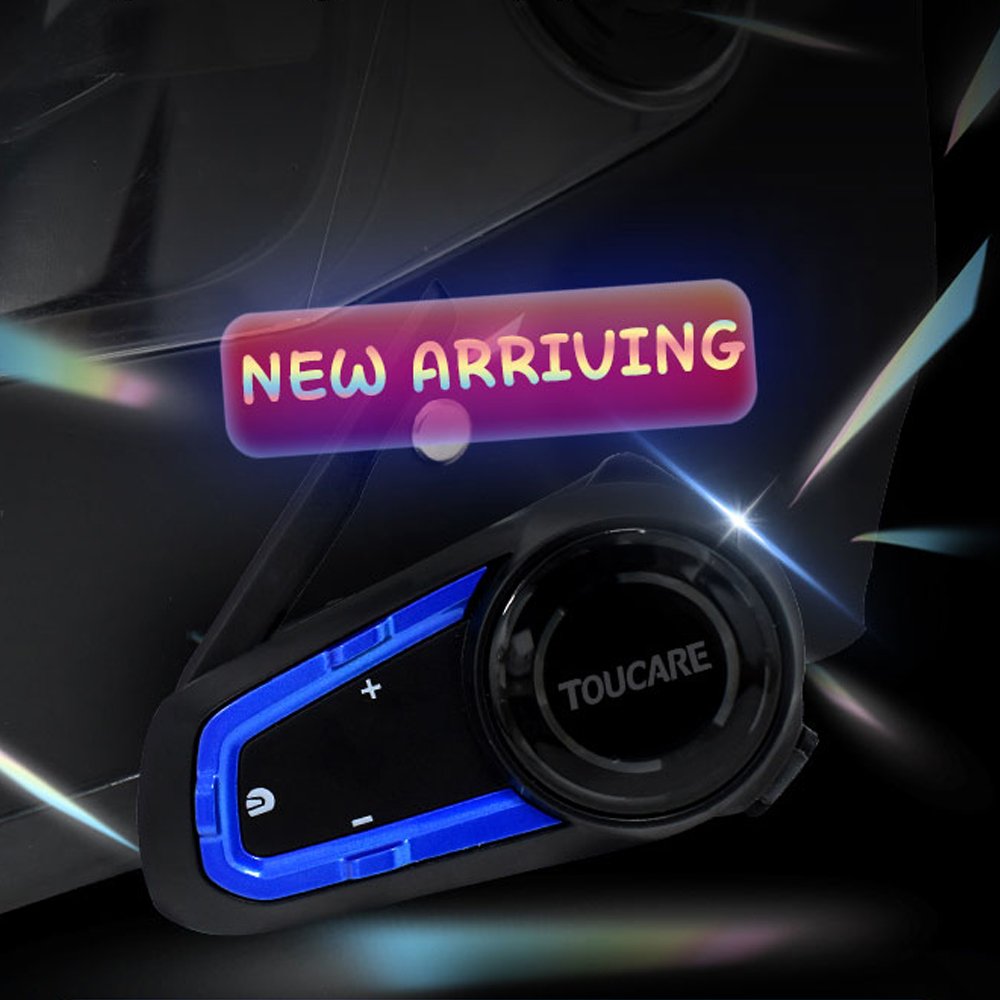 2024 Hot Sell Dual chip bluetooth intercom 8 Riders conference intercom at The Same Time with Music Sharing IP67 Waterproof