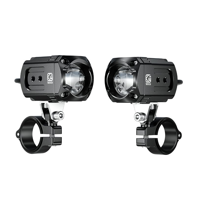 New Motorcycle Spotlight 60W 6000K Motorcycle Super Bright Auxiliary Dual Spotlight Waterproof Motorcycle Modification Equipment