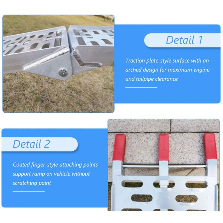 The Factory At a Low Price Used Motorcycle Ramps Multifunction Easy To Use Motorcycle Sliding Ramp