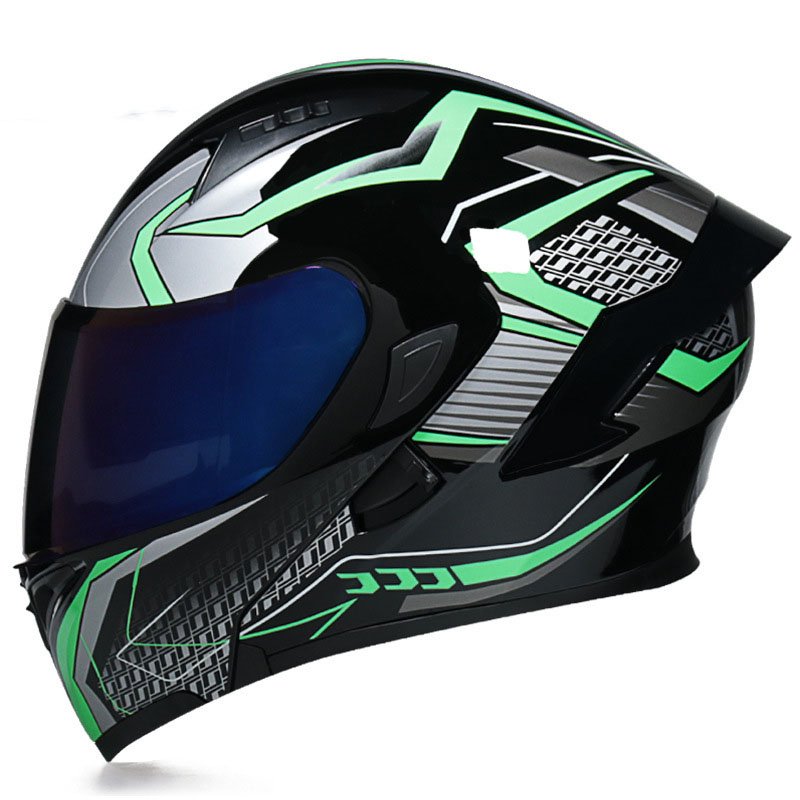 Orz motorcycle helmet Men's and women's headless helmet full tail helmet rider Bluetooth motorcycle