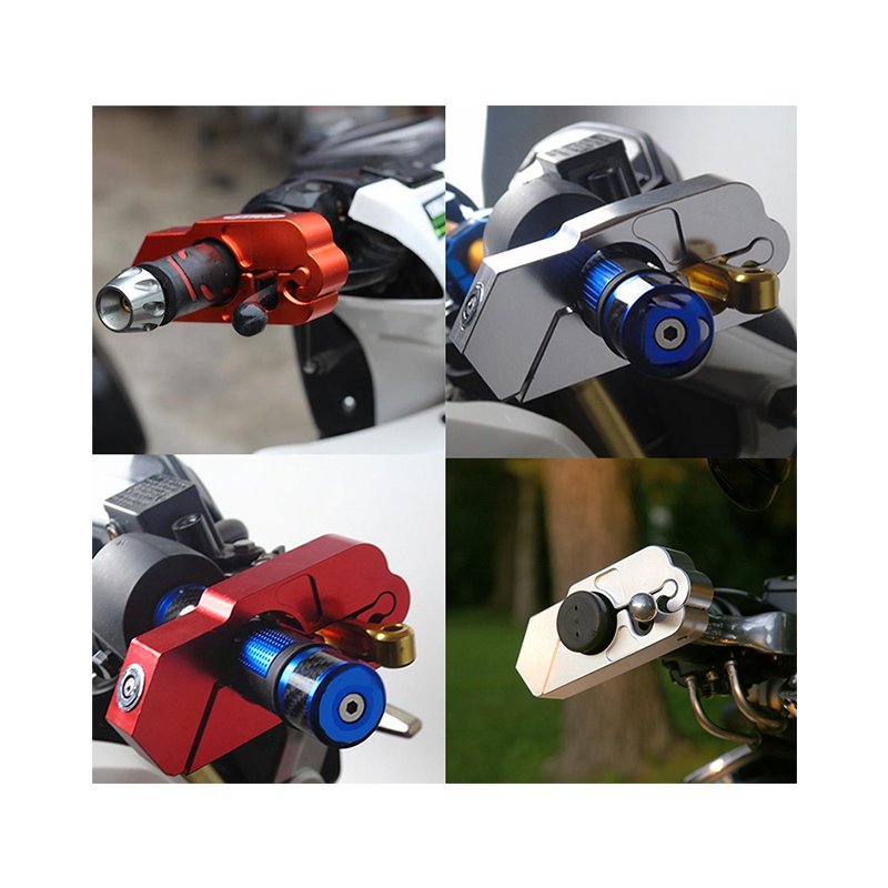 Multiple colors available Aluminum alloy Anti Theft Lock Motorcycle lock Used for motorcycle handle safety and anti-thet