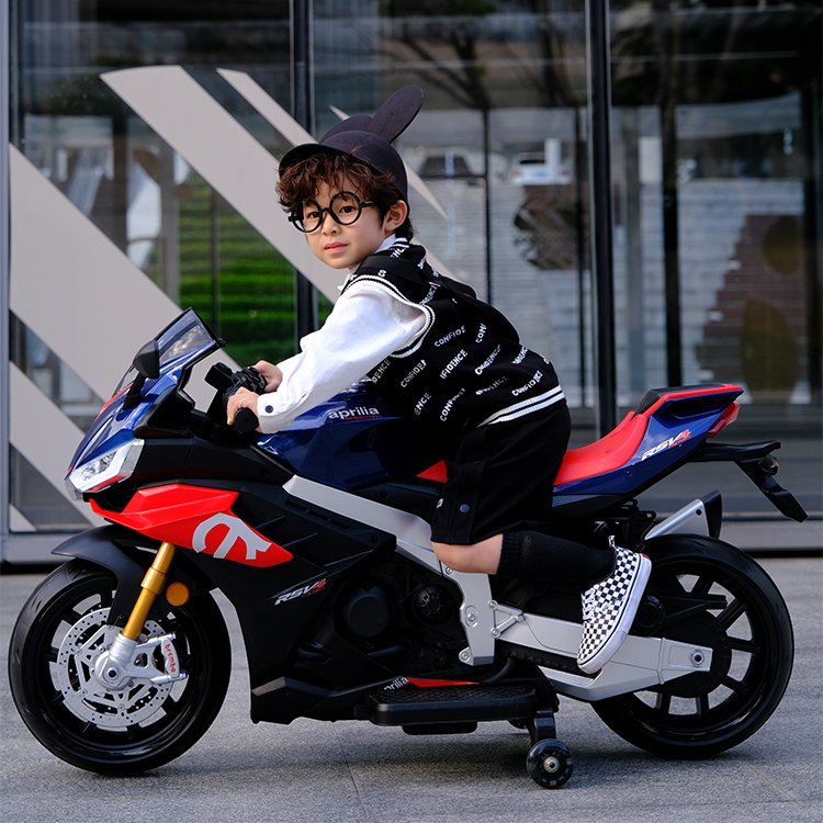 Licensed Aprilia Petrol Toy Baby Motor Bike Electric motorcycle For Kids To Drive