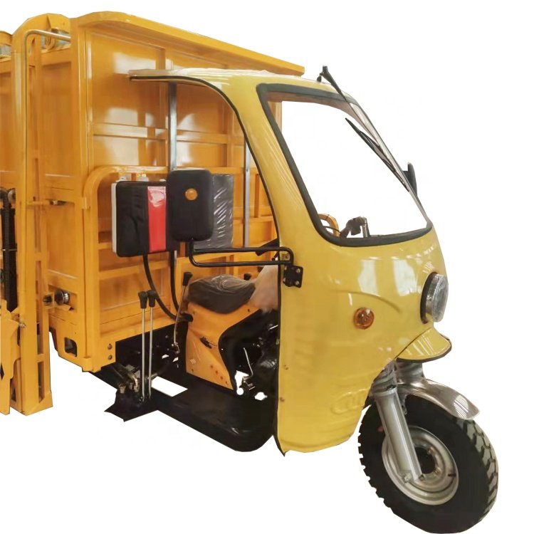 Manufacture Electric Garbage Tricycle 300cc Cleaning Pure Electric Street Sweeper Tricycle Used Motorcycles Tricycles For Sale