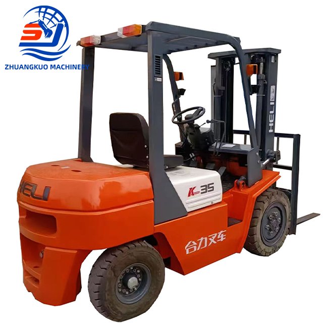 Heli Forklift 3.5 T Diesel Forklift Used High Quality Chinese Brand Cheap Price Forklift In Good Condition On Sale