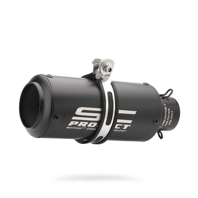 Motocross racing silencer Color stainless steel 51 mm motorcycle exhaust silencer tube exhaust motorcycle pipe