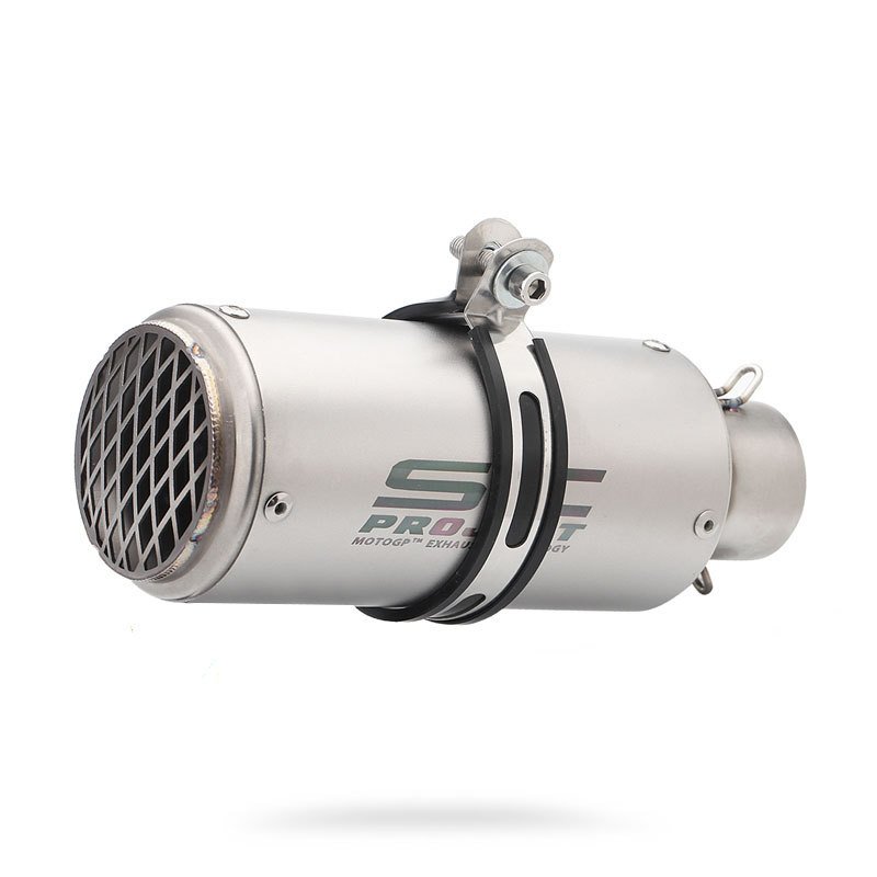 Motocross racing silencer Color stainless steel 51 mm motorcycle exhaust silencer tube exhaust motorcycle pipe