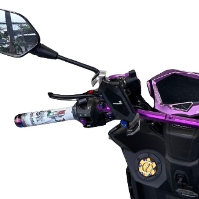 For Baphomet Custom For HONDA Square Rhombic Diamond Handle Grip For YAMAHA SYM Motorcycles Handlebar