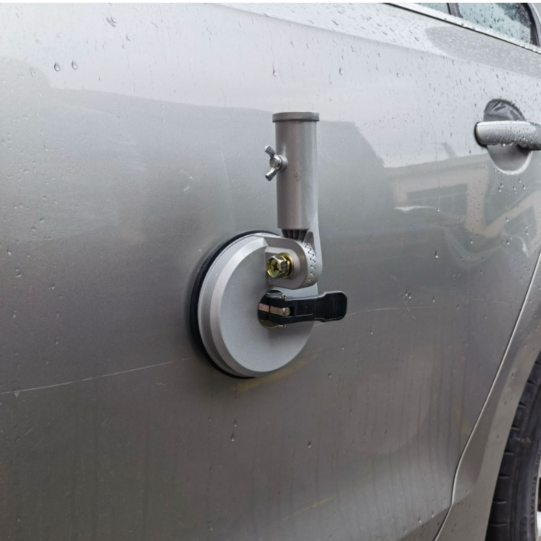suction cup flagpole holder mount for car, motorcycle, off-road vehicle or any flat surface