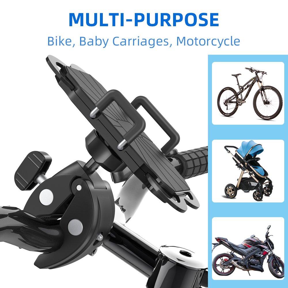 Stable Durable Non-Slip 2024 New Products Mobile Phone Bike Accessories Bicycle Phone Holder Compatible with 4-7 inch smartphone