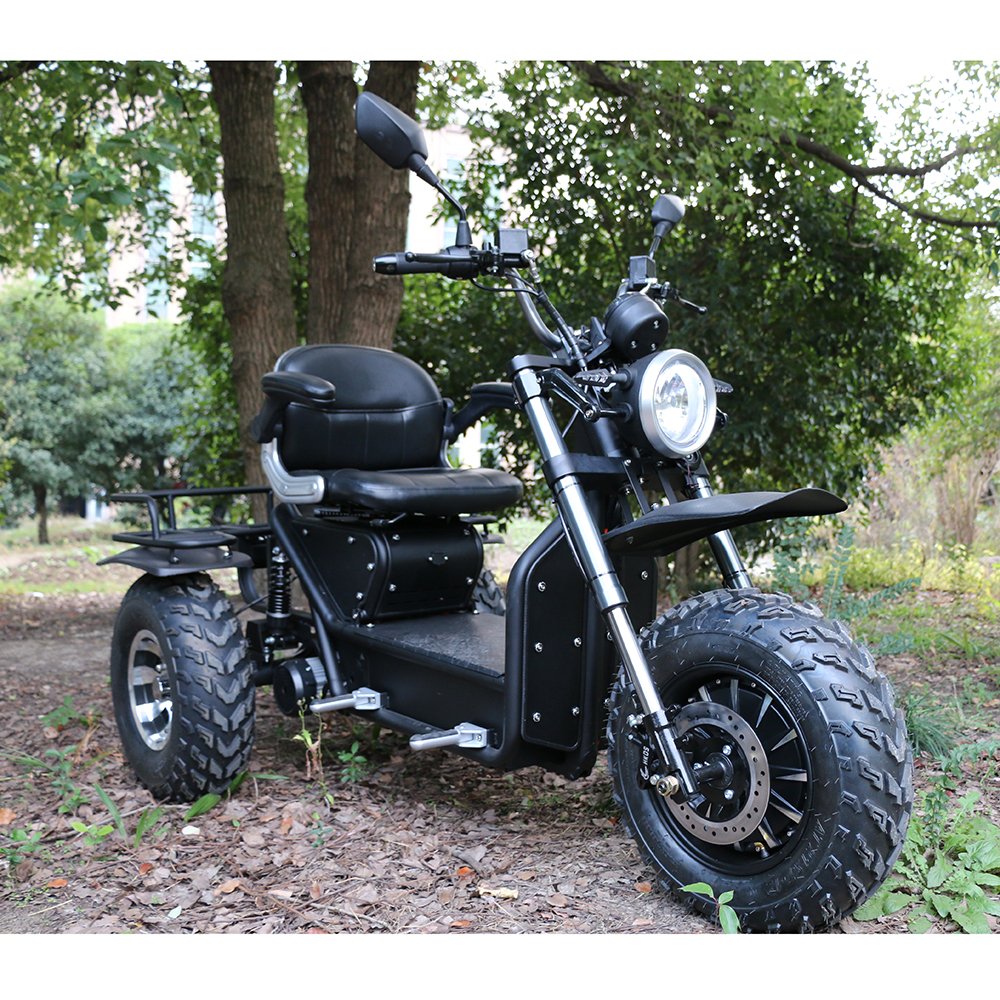 EEC certification 60V electric 3 wheels motorcycle high power scooter for family 1200w motor motorcycles