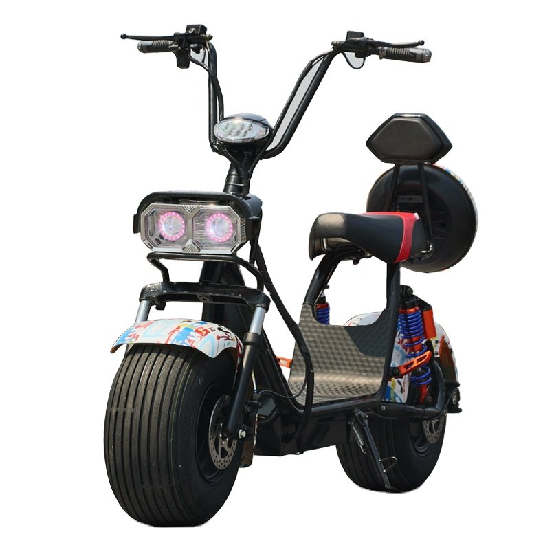 Factory New Steel Frame Electric Scooters 2000W Brushless Citycoco Adult Electric Motorcycle For Men Double Disc Brake