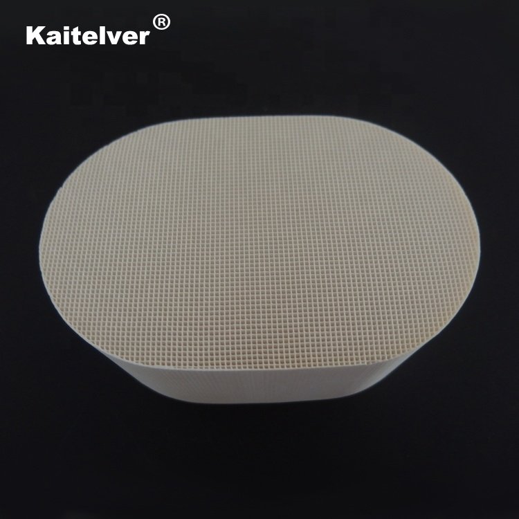 Column cordierite honeycomb ceramic substrate catalyst support for car catalytic converter