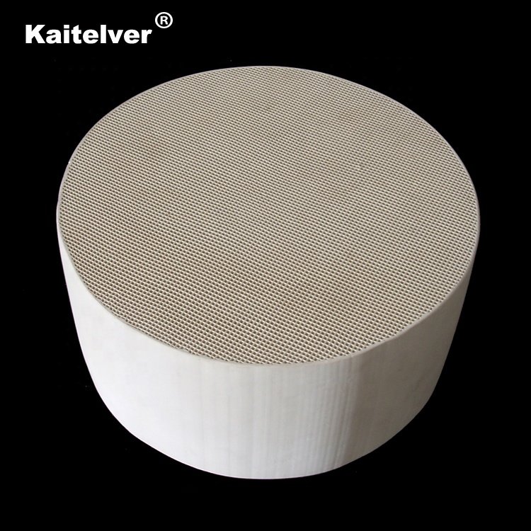 Column cordierite honeycomb ceramic substrate catalyst support for car catalytic converter