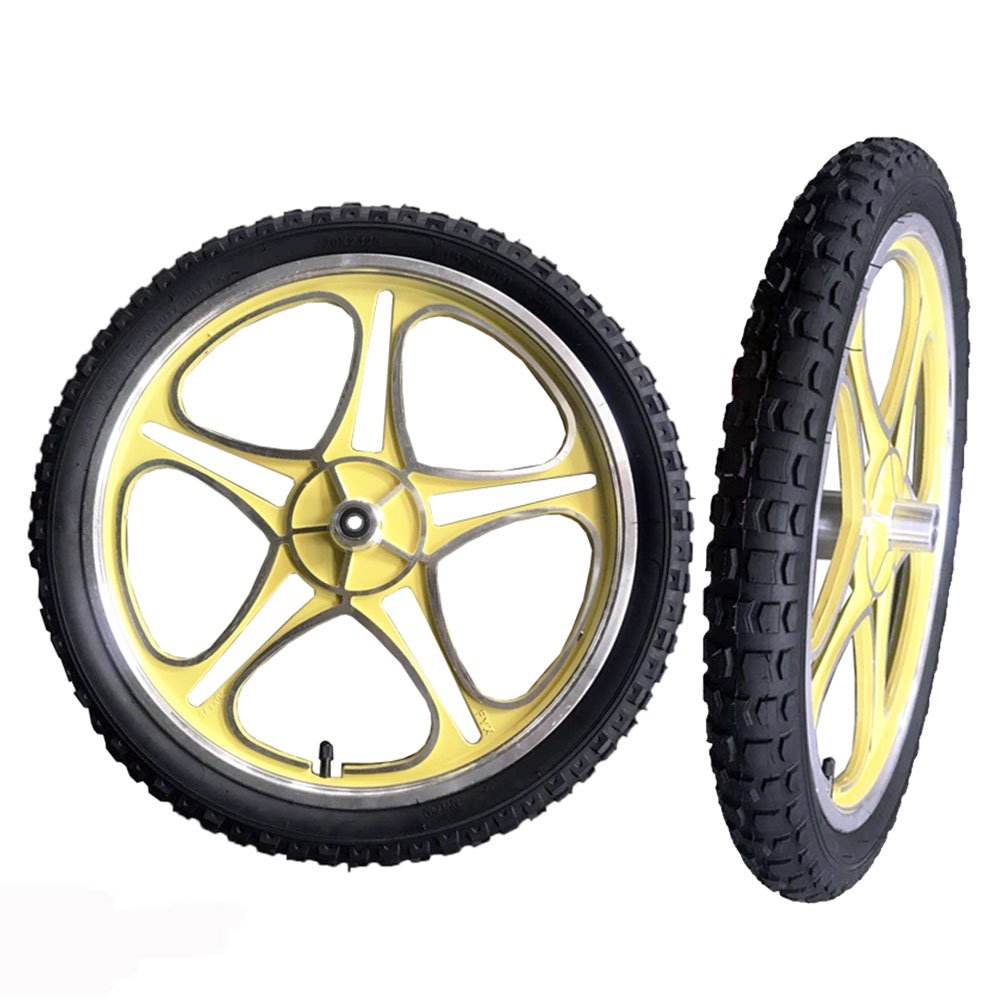 The new 20-inch pneumatic tires are used in the motorcycle, bicycle and tool cart series